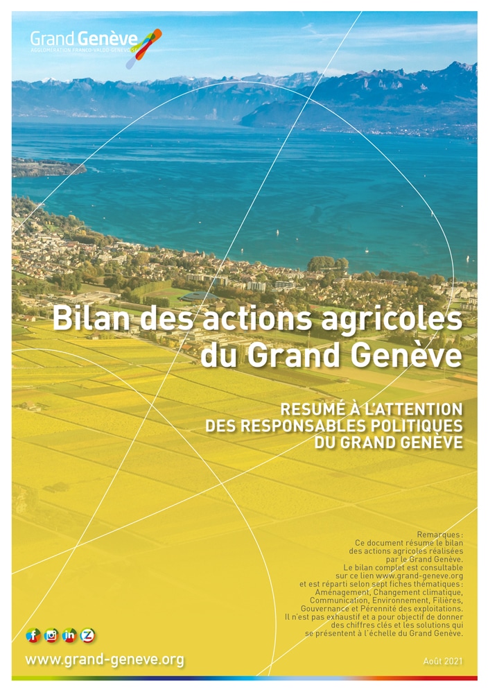 Grand Genève - bilan agricole